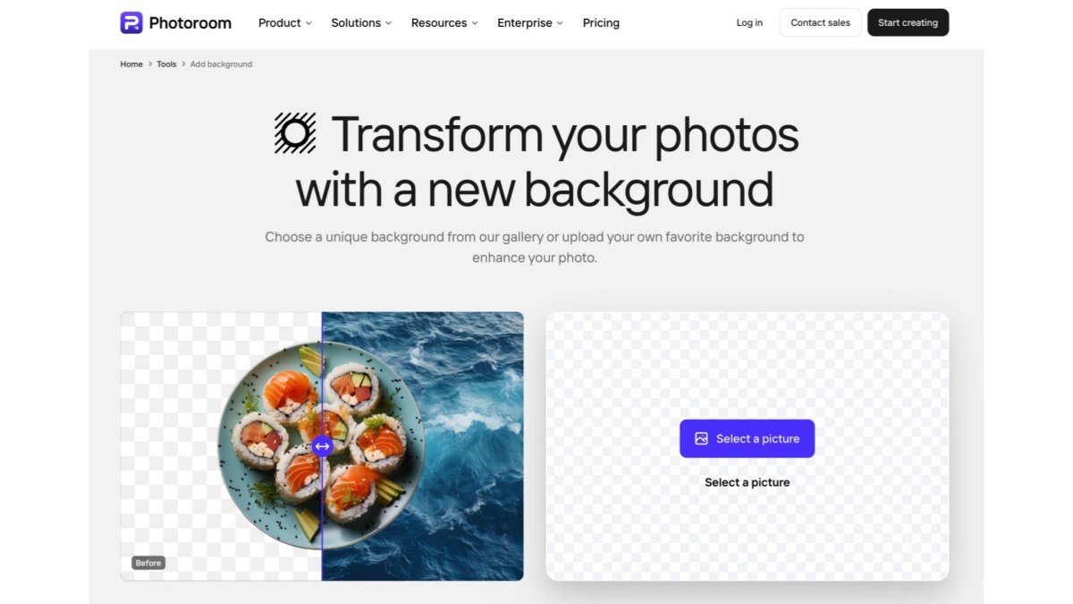 Photoroom Background Changer