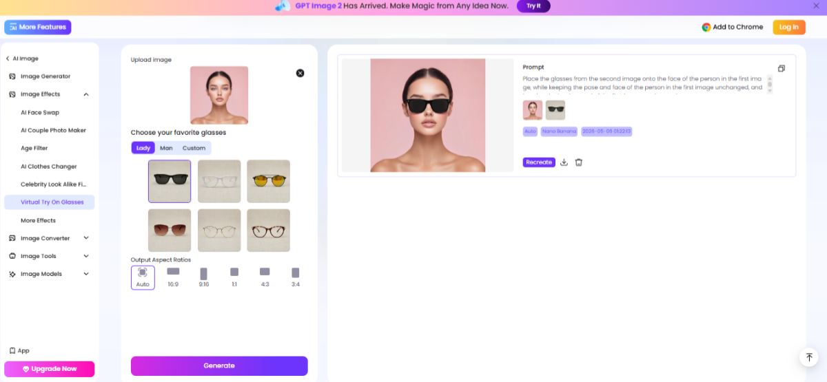 easemate ai virtual glasses try-on online easemate ai virtual glasses try-on online
