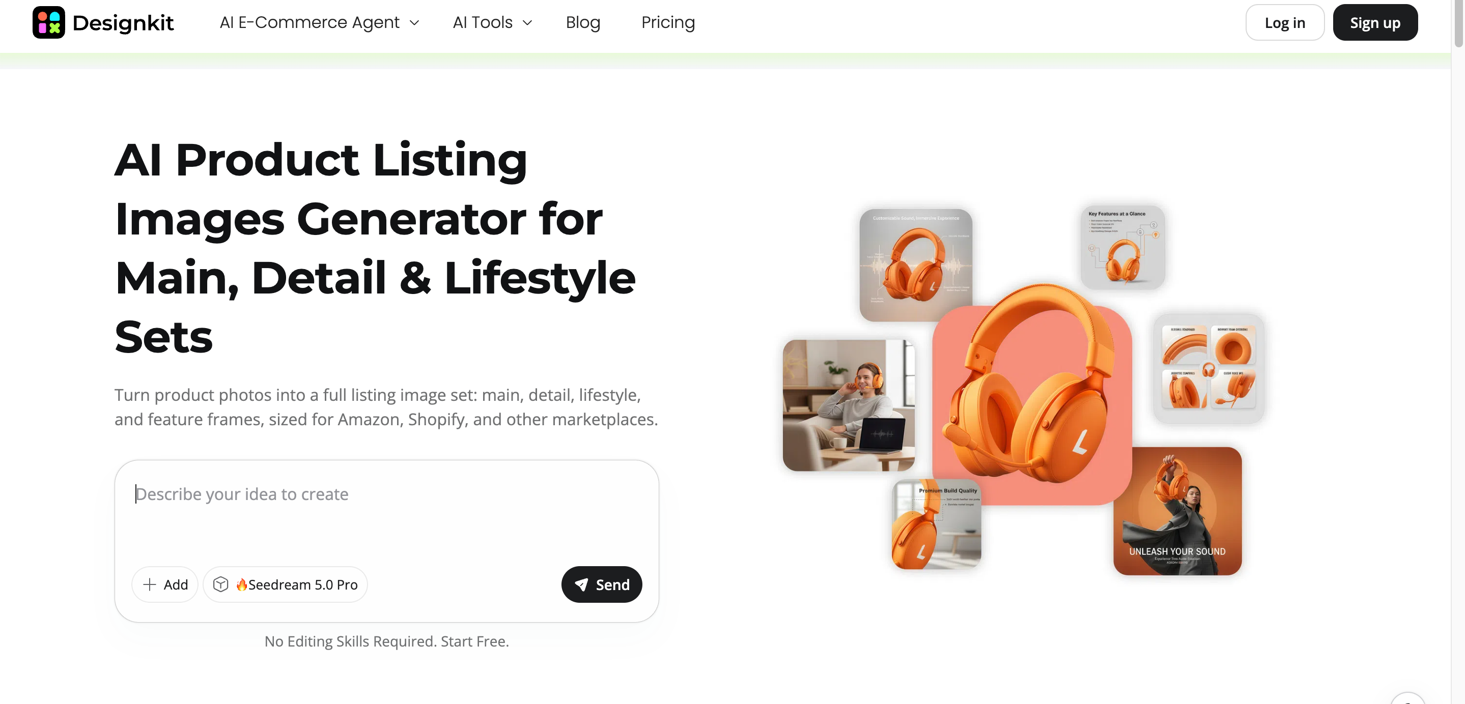 Create book-selling marketing assets faster with Designkit Designkit product listing generator