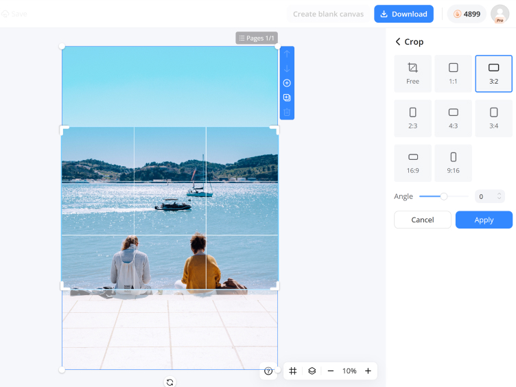 Reframe, or Pick a Ratio or Shape