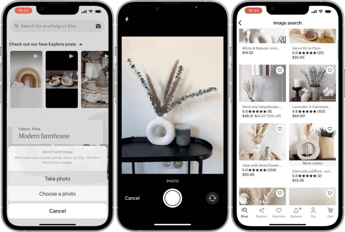 Find a Product by Image on Etsy