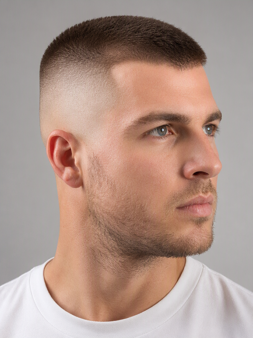 Classic buzz cut style examples