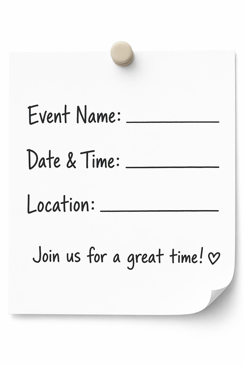 Reference image for AI local event poster generation