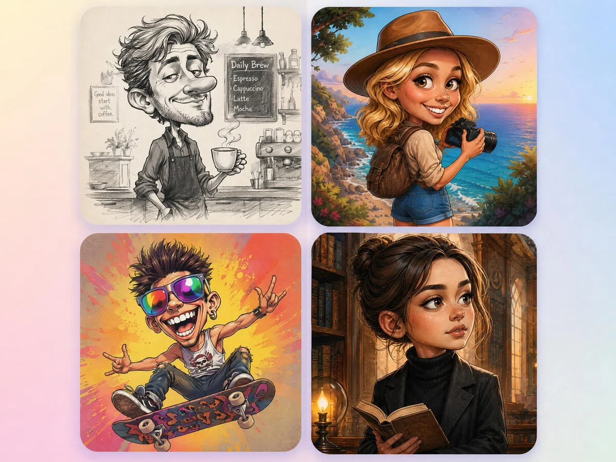 Cartoon, Sketch, Watercolor, and More