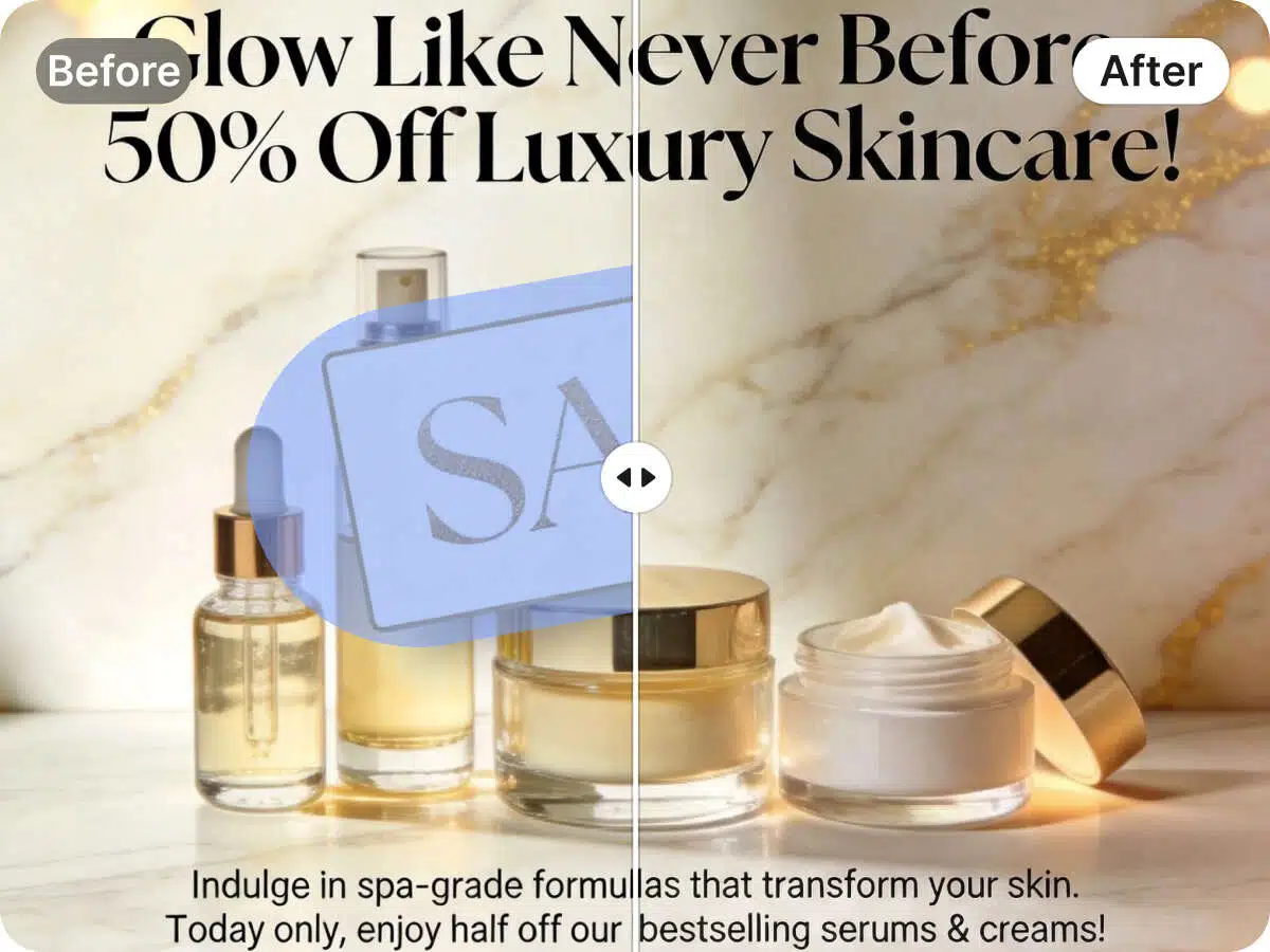 remove text from images