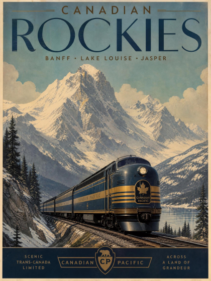 canada travel poster