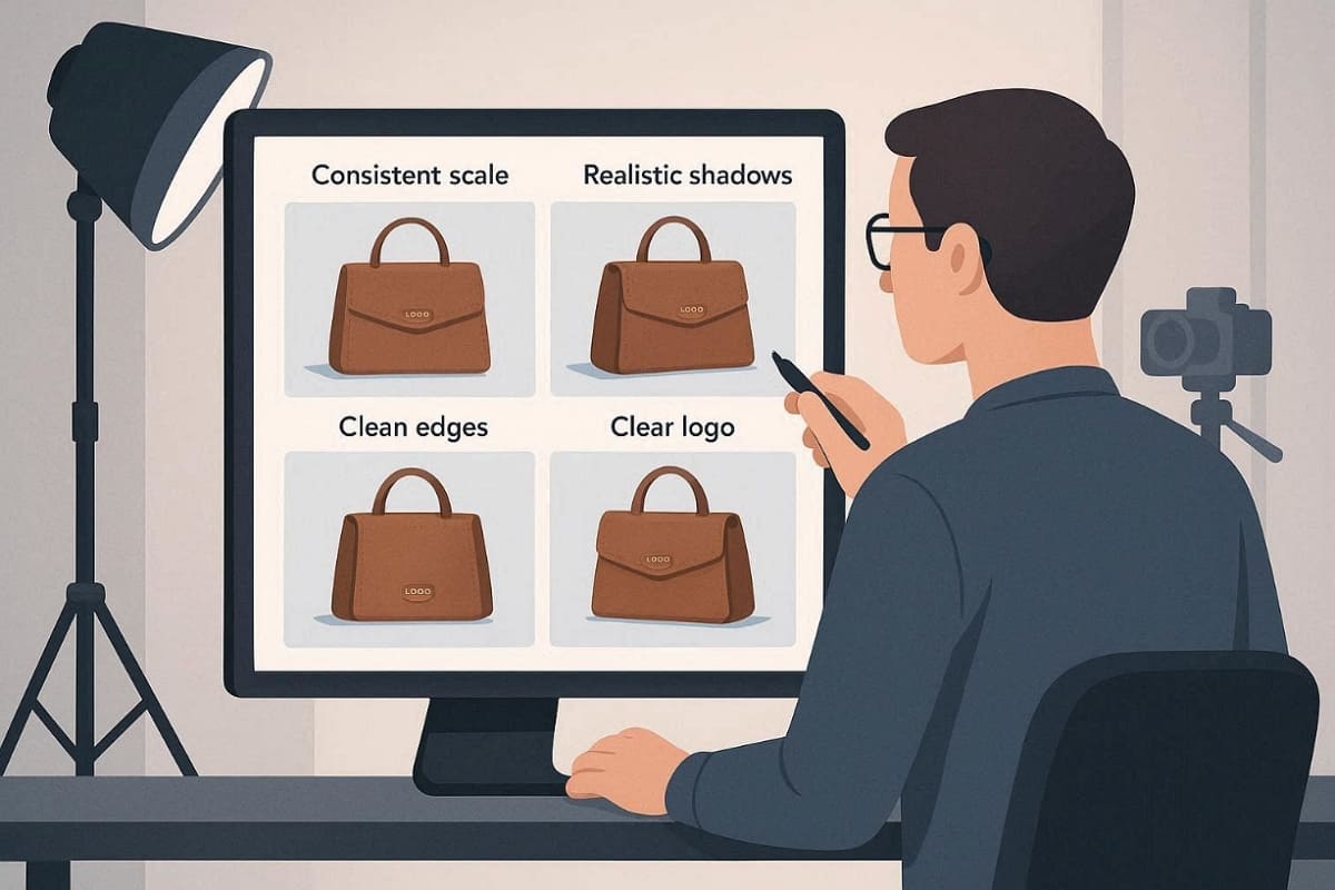 quality control of product photography