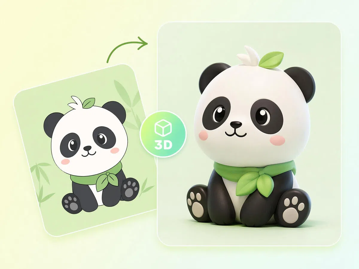 Turn Characters Into 3D Mascot Logos
