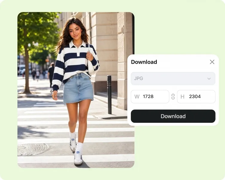 Generate and Export Your Try-On