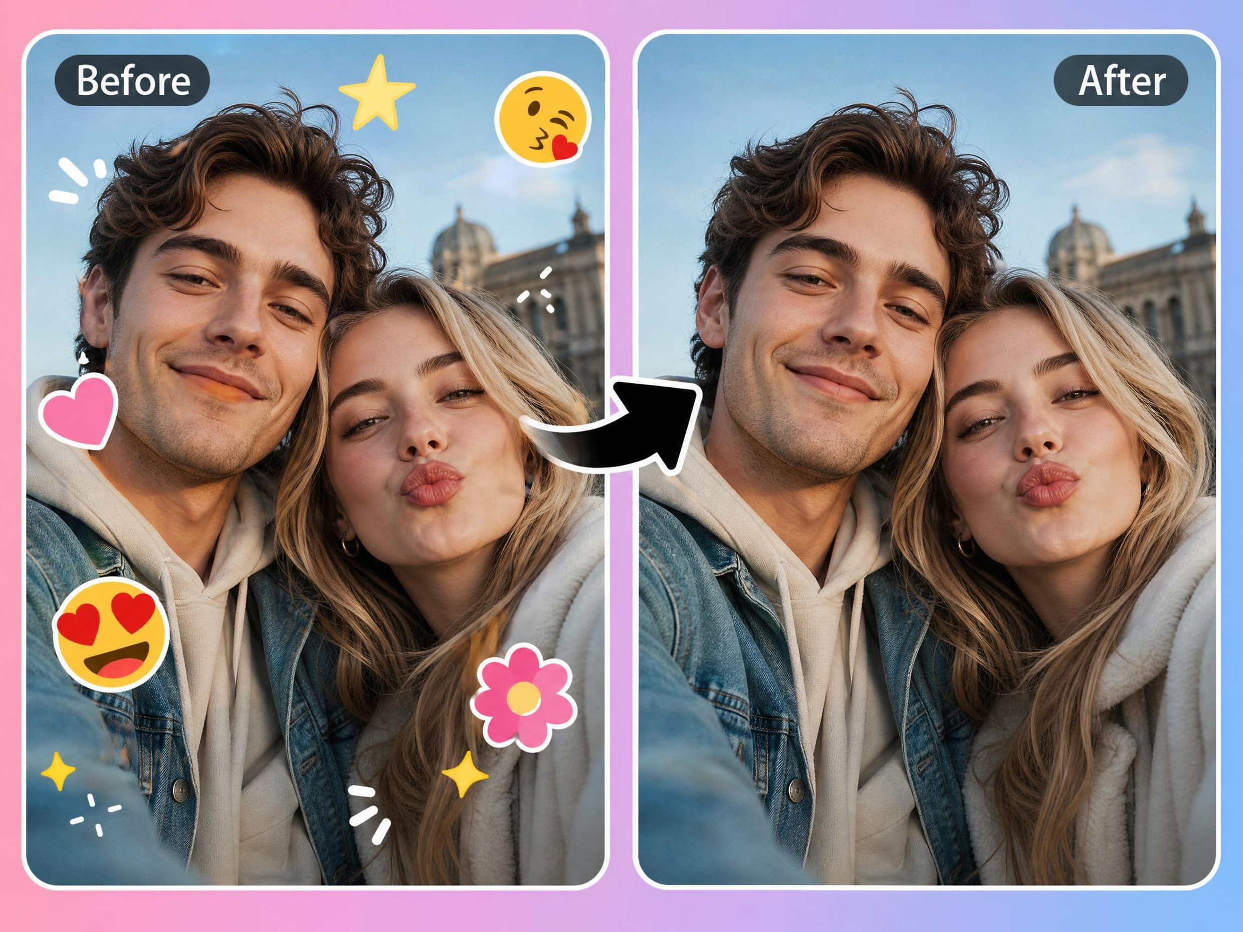 Remove Emojis, Stickers, and Memes with One Click