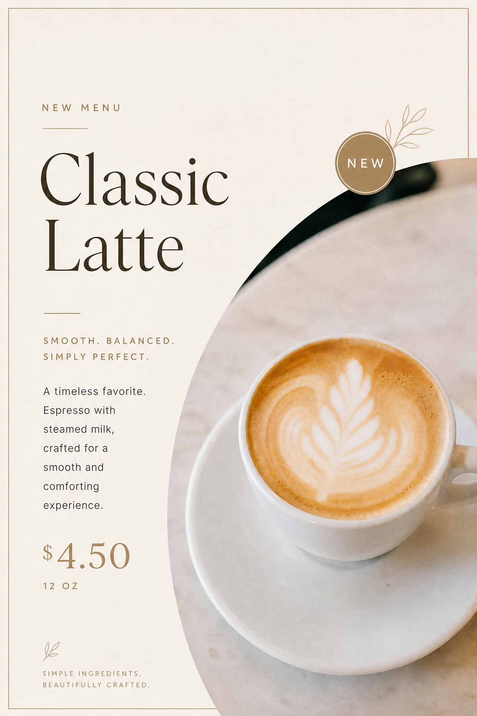 AI Generated cafe poster