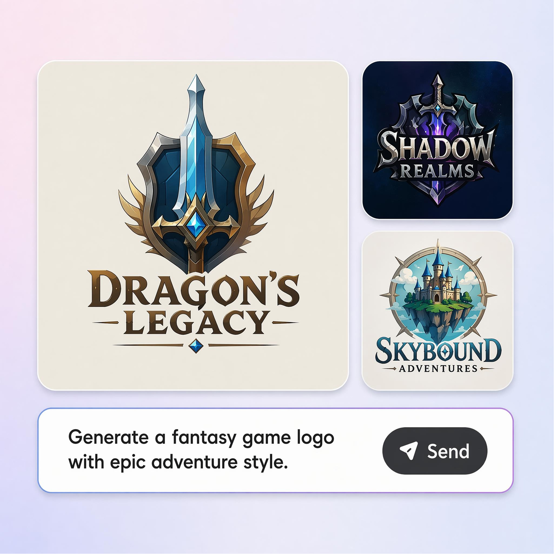 Create creative logos for your gaming channel