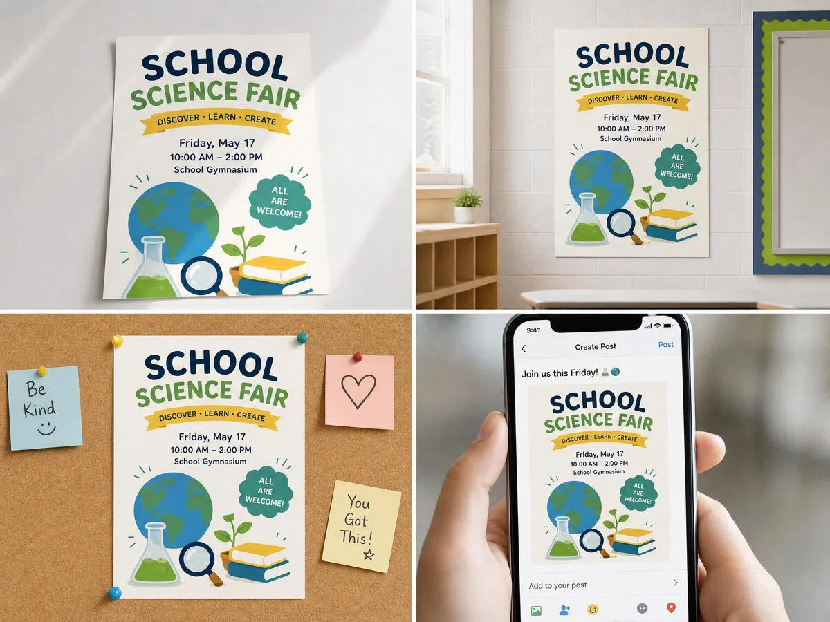 AI Making Posters for Print, Walls, and Online Sharing