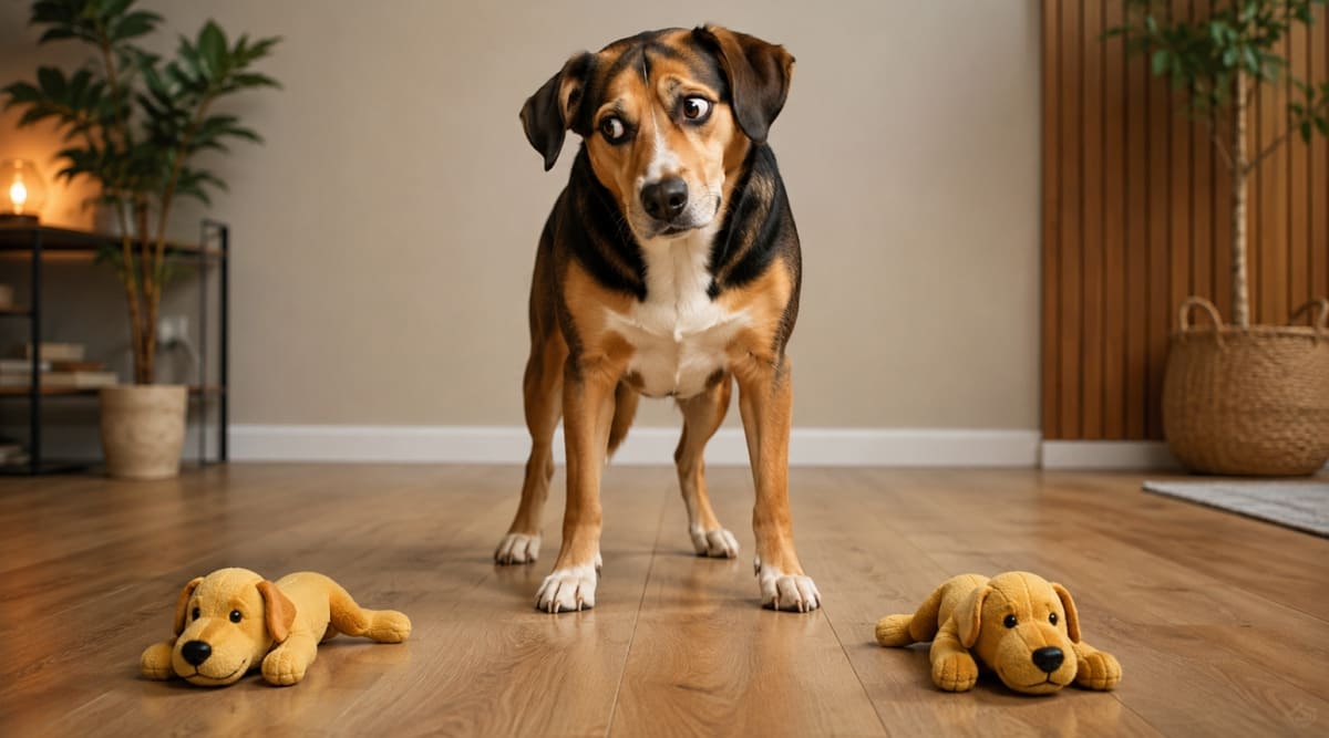 dog has choices