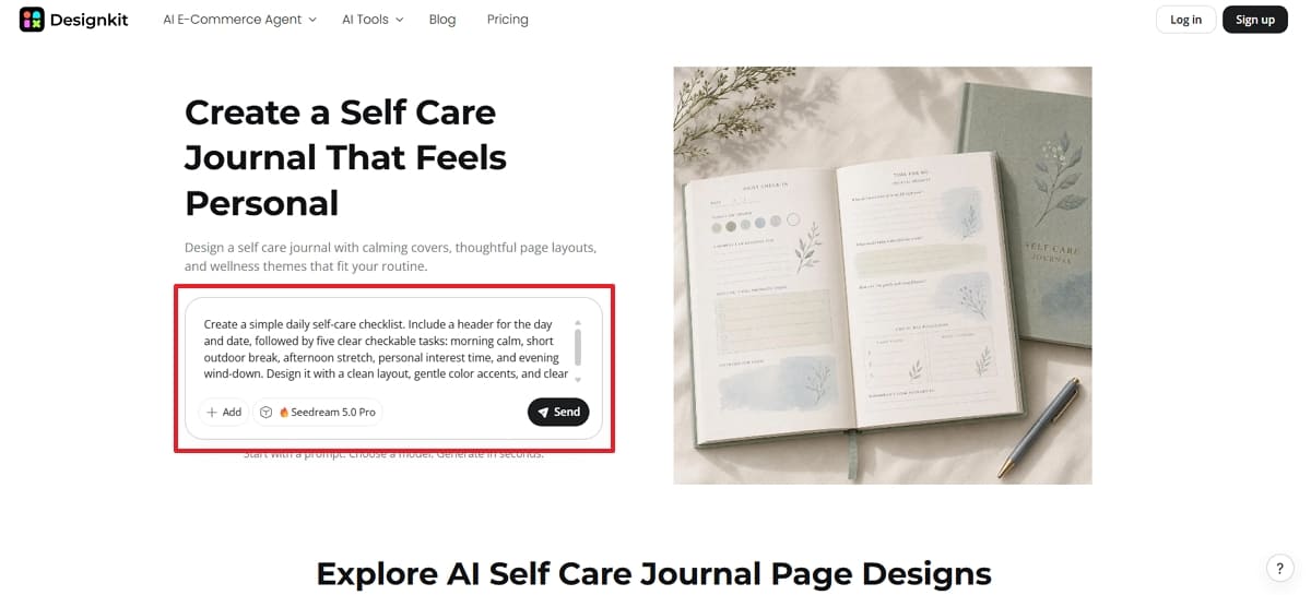 enter self care ideas in designkit enter self care ideas in designkit
