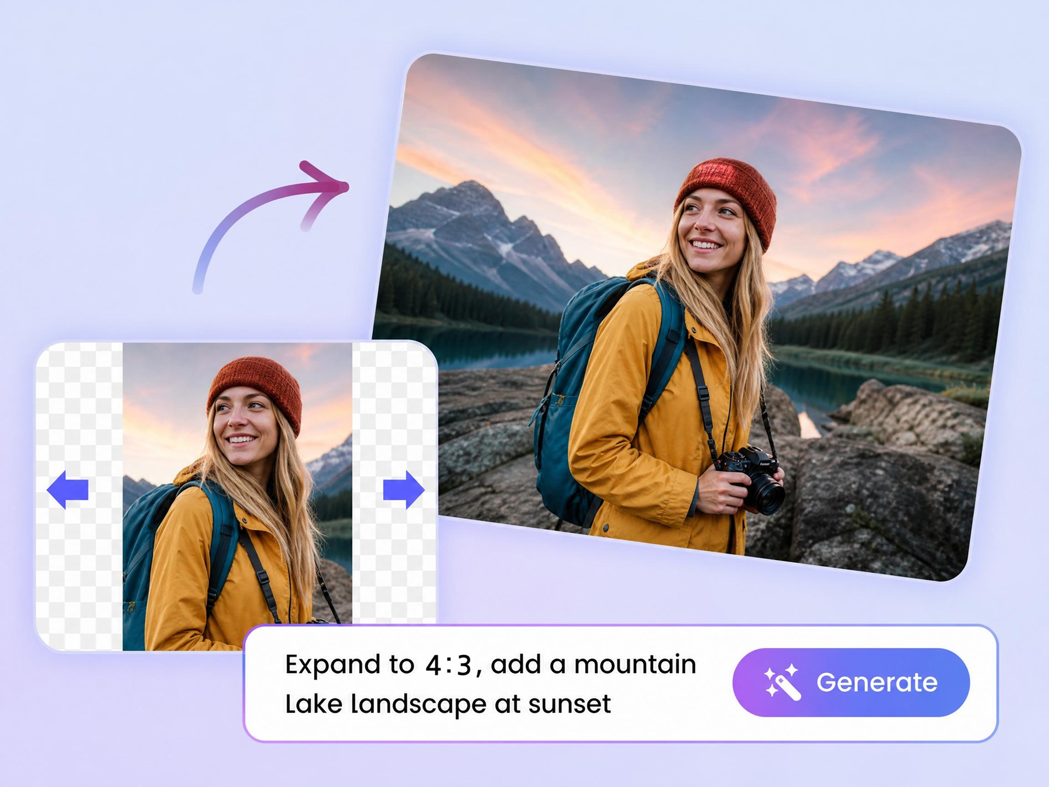 Fill New Space With a Prompt or a Matching Background