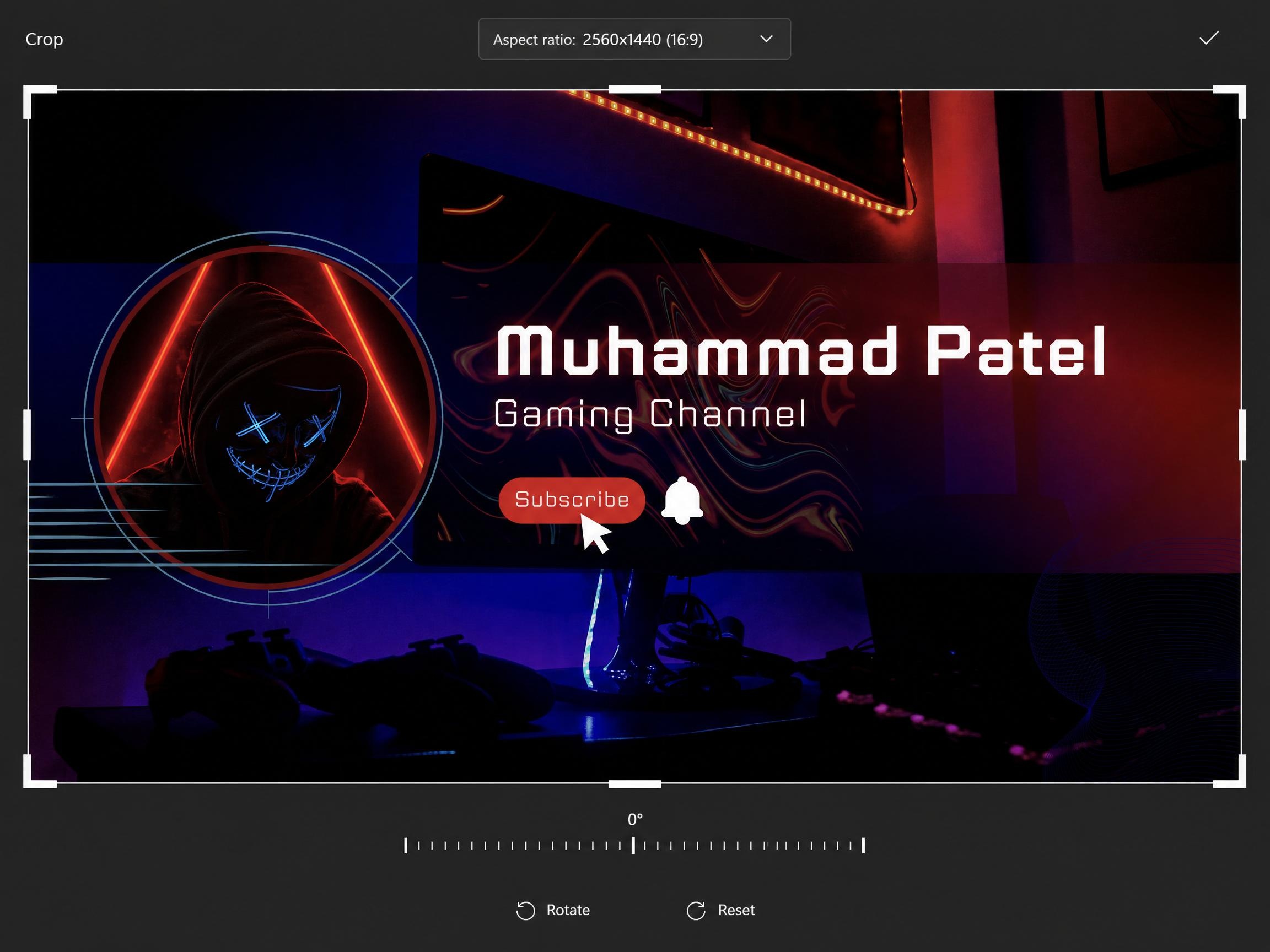 Create Gaming Channel Art