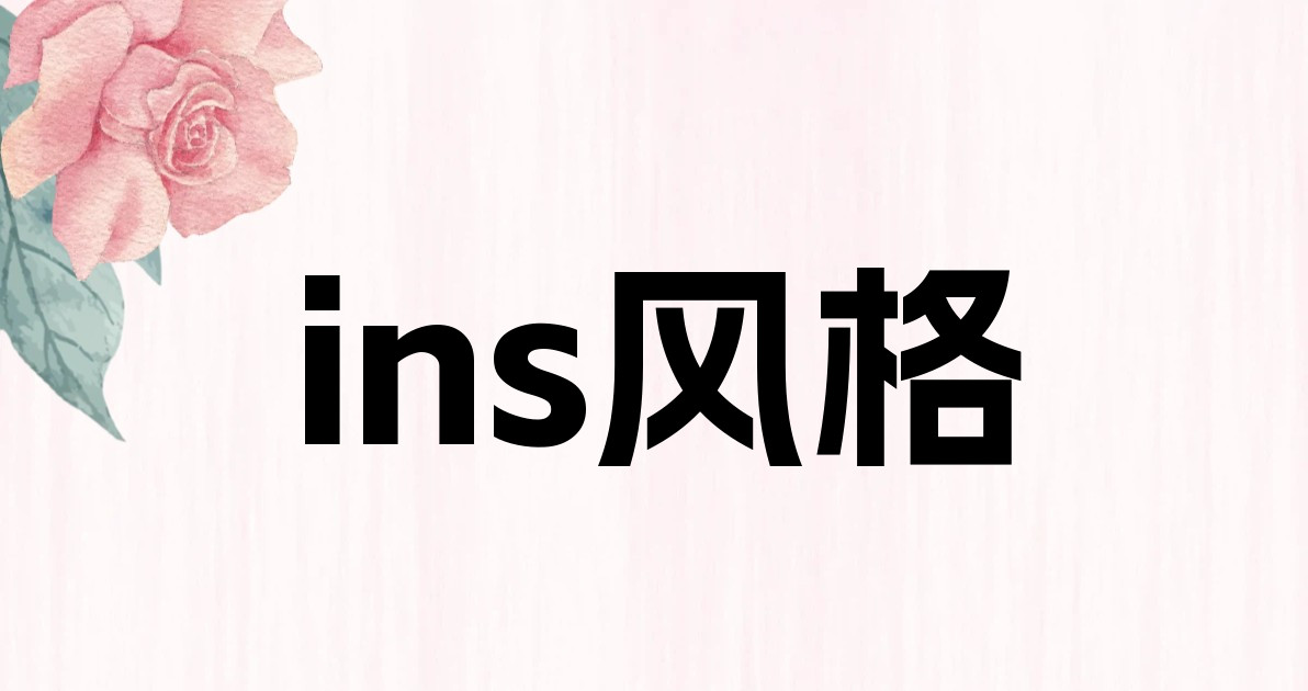 ins风格