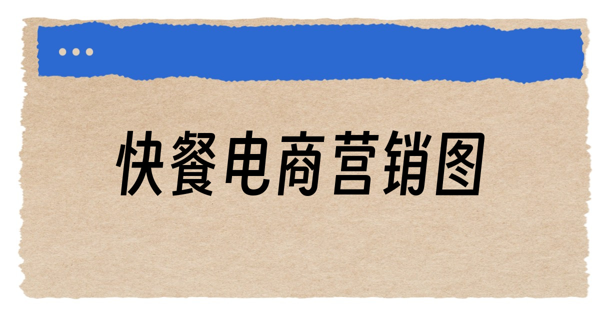 快餐电商营销图
