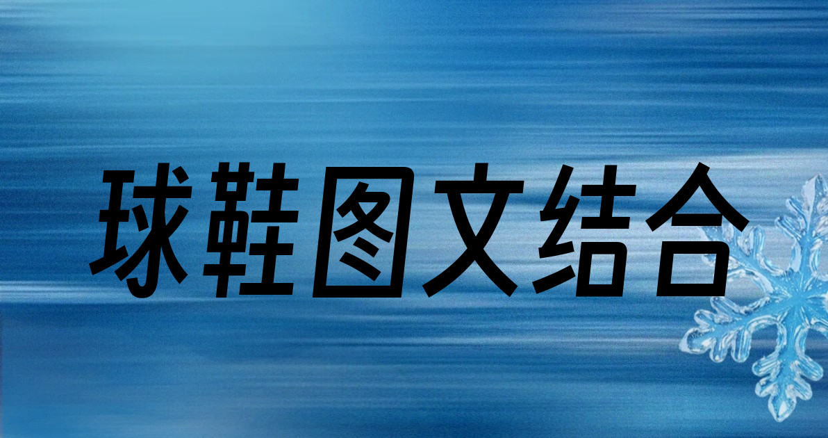 球鞋图文结合