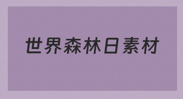 世界森林日素材如何准备？一份清晰的设计思路指南