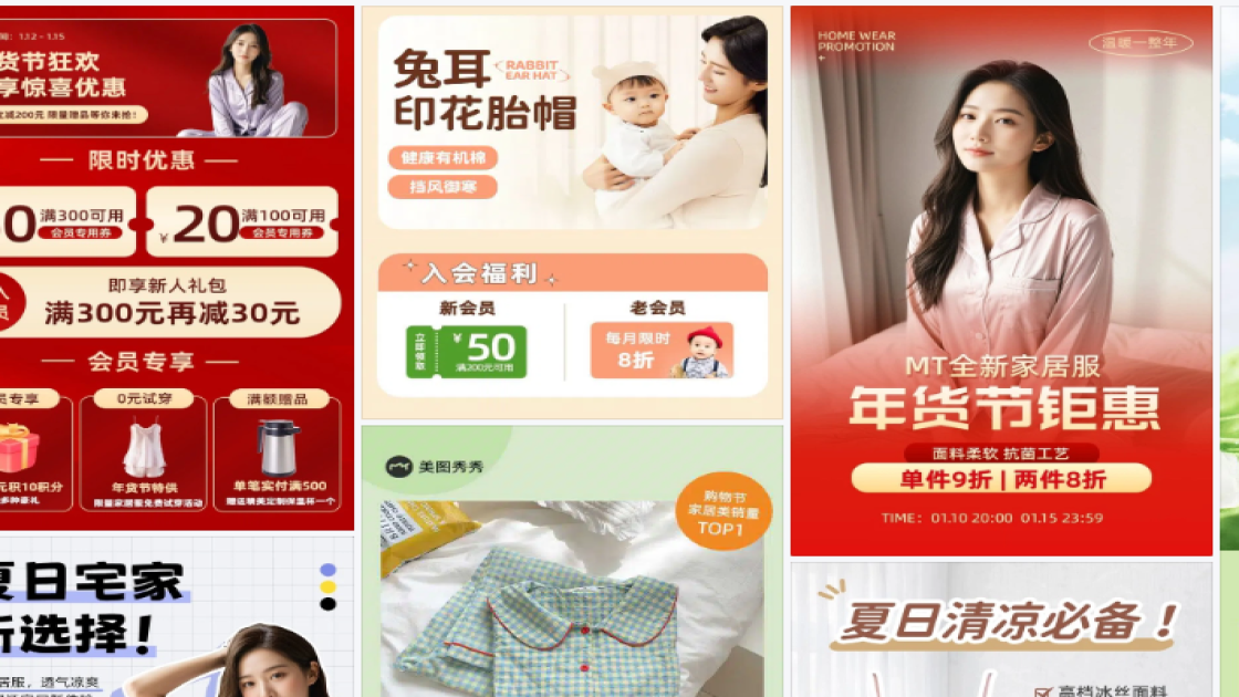 家居服品牌主视觉