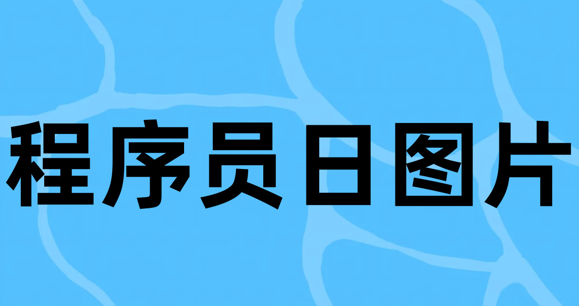 程序员日图片